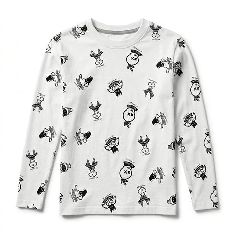 Kids All Over Character Print Long Sleeve T Shirt