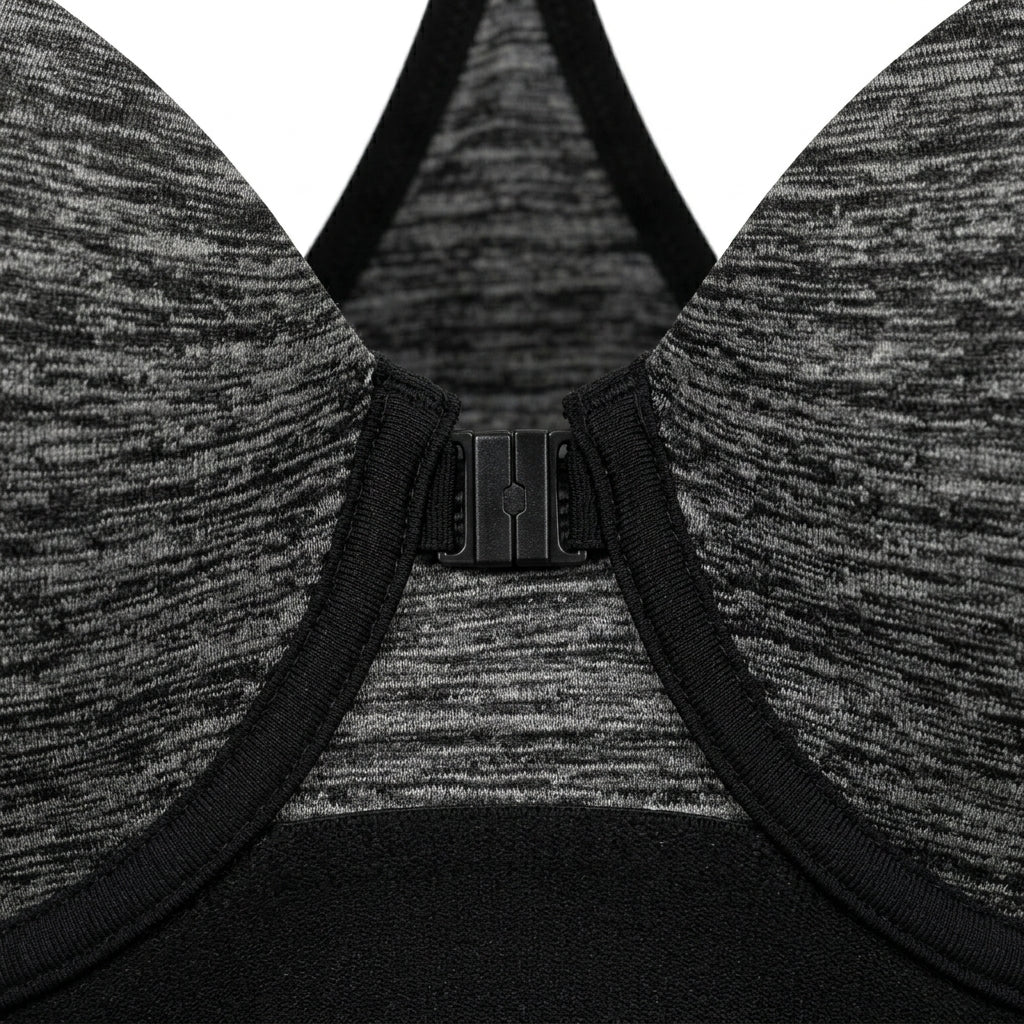 Women Melange Racerback Padded Bra