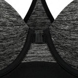Women Melange Racerback Padded Bra