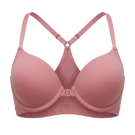 Women Lace Panel Full Coverage Support Bra