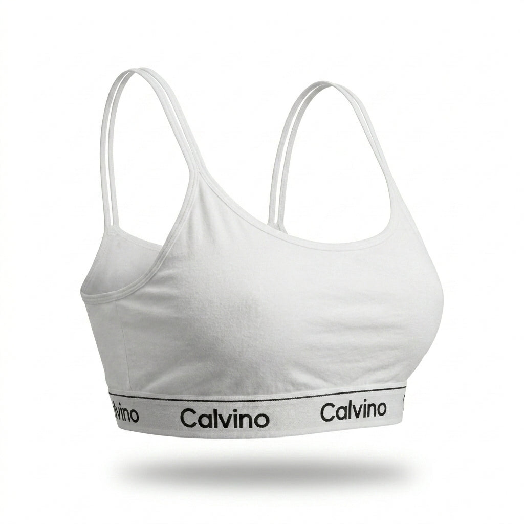 Women Bralette With Logo Underband