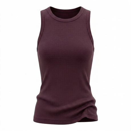 Casual Ribbed Sleeveless Tank Top
