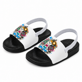 Girls’ Graffiti Vibe Slingback Slides