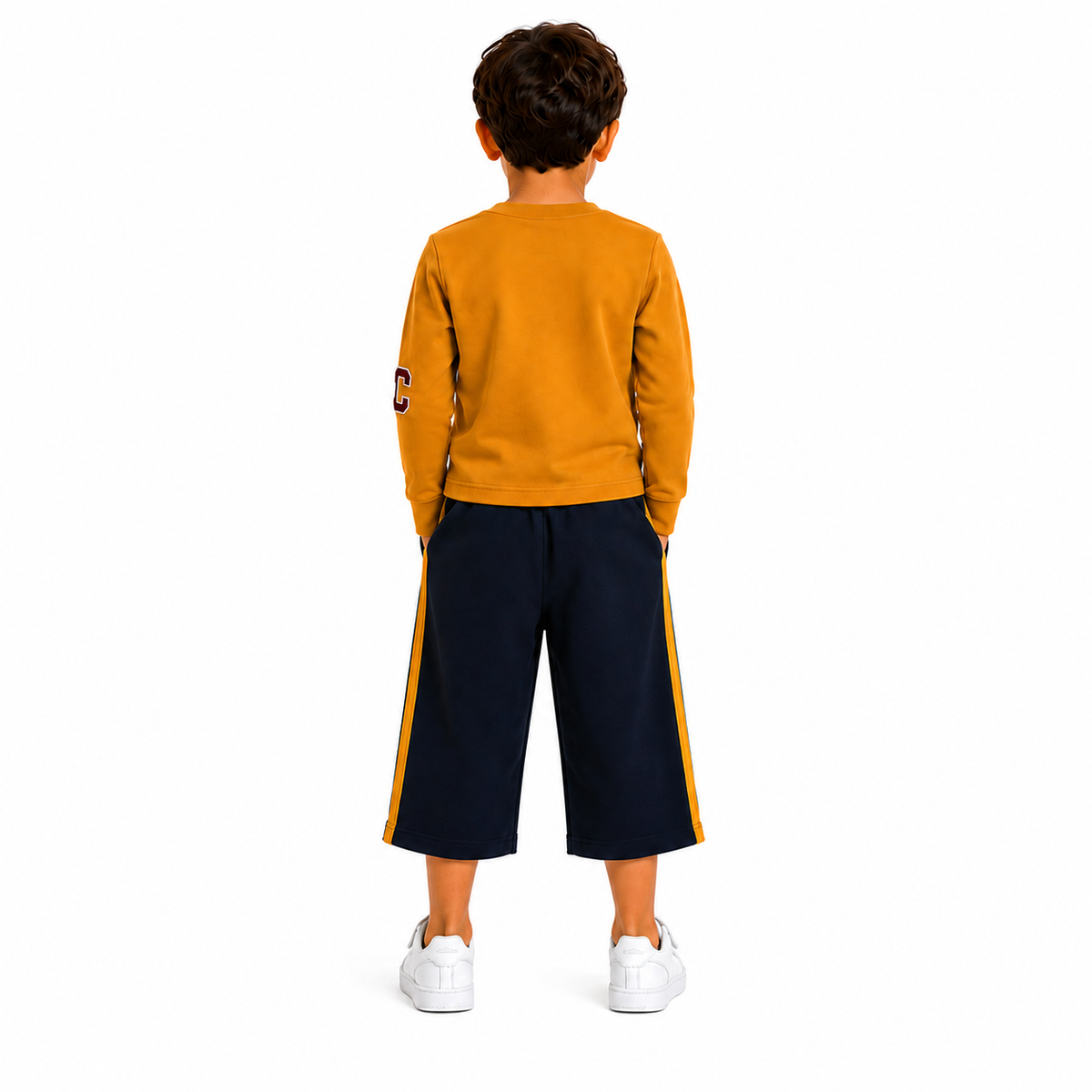 Boys Boston Long Sleeve T Shirt And Track Pants Set