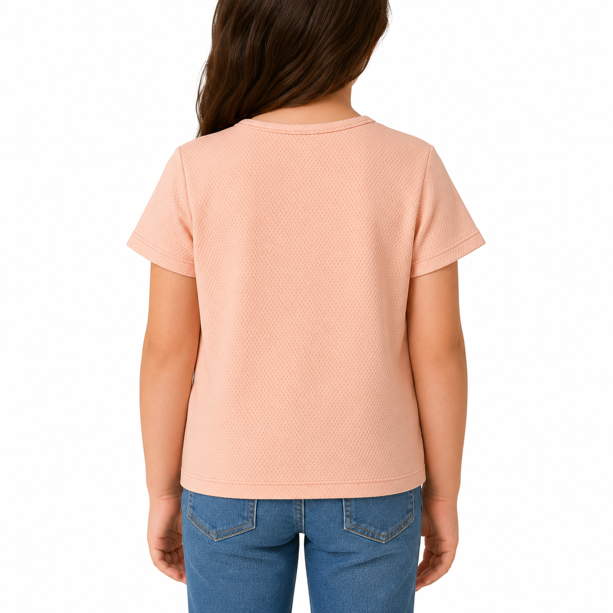 Boys Textured Short Sleeve T Shirt