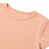 Boys Textured Short Sleeve T Shirt