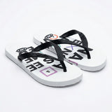 Graphic Flip Flop Sandals With Straps