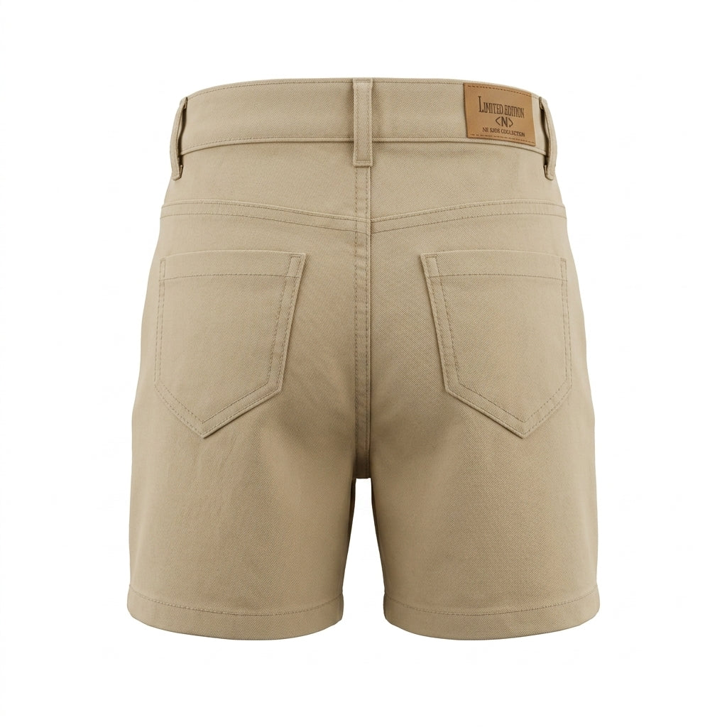 Kids Embroidered Rolled Hem Shorts