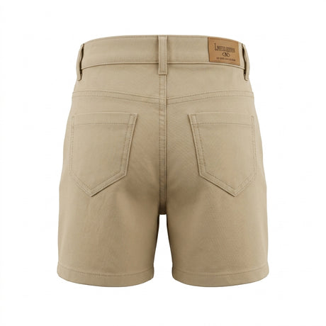 Kids Embroidered Rolled Hem Shorts