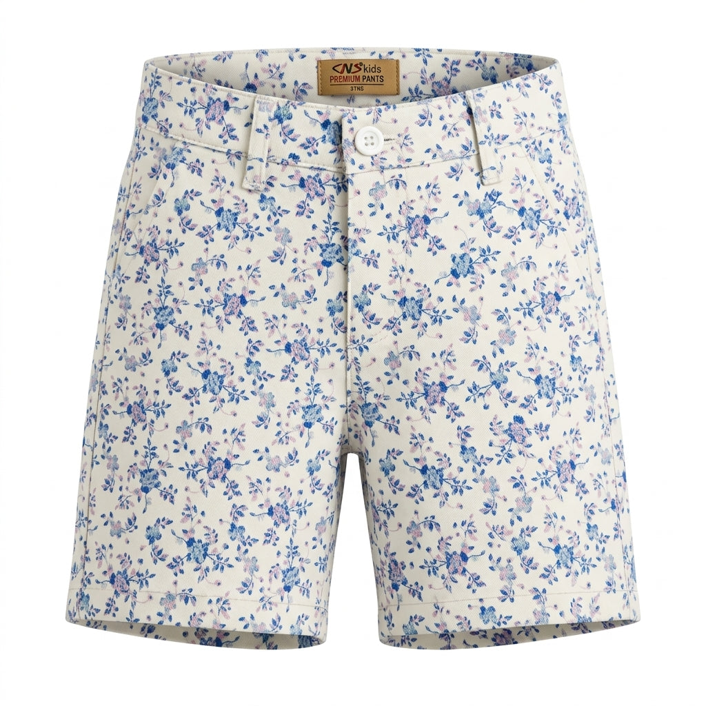 Kids Floral Print Shorts