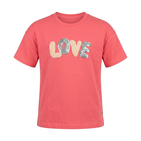 Girls Love Sequin Graphic T Shirt