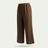Women Textured Wide Leg Pants