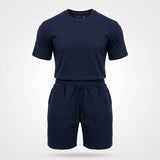 Boys Color Block Pocket T Shirt And Jogger Pants Set