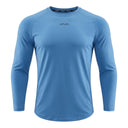 Men Performance Long Sleeve Training T Shirt Lightweight Activewear