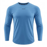 Men Performance Long Sleeve Training T Shirt Lightweight Activewear