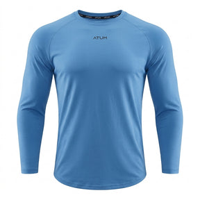 Men Performance Long Sleeve Training T Shirt Lightweight Activewear