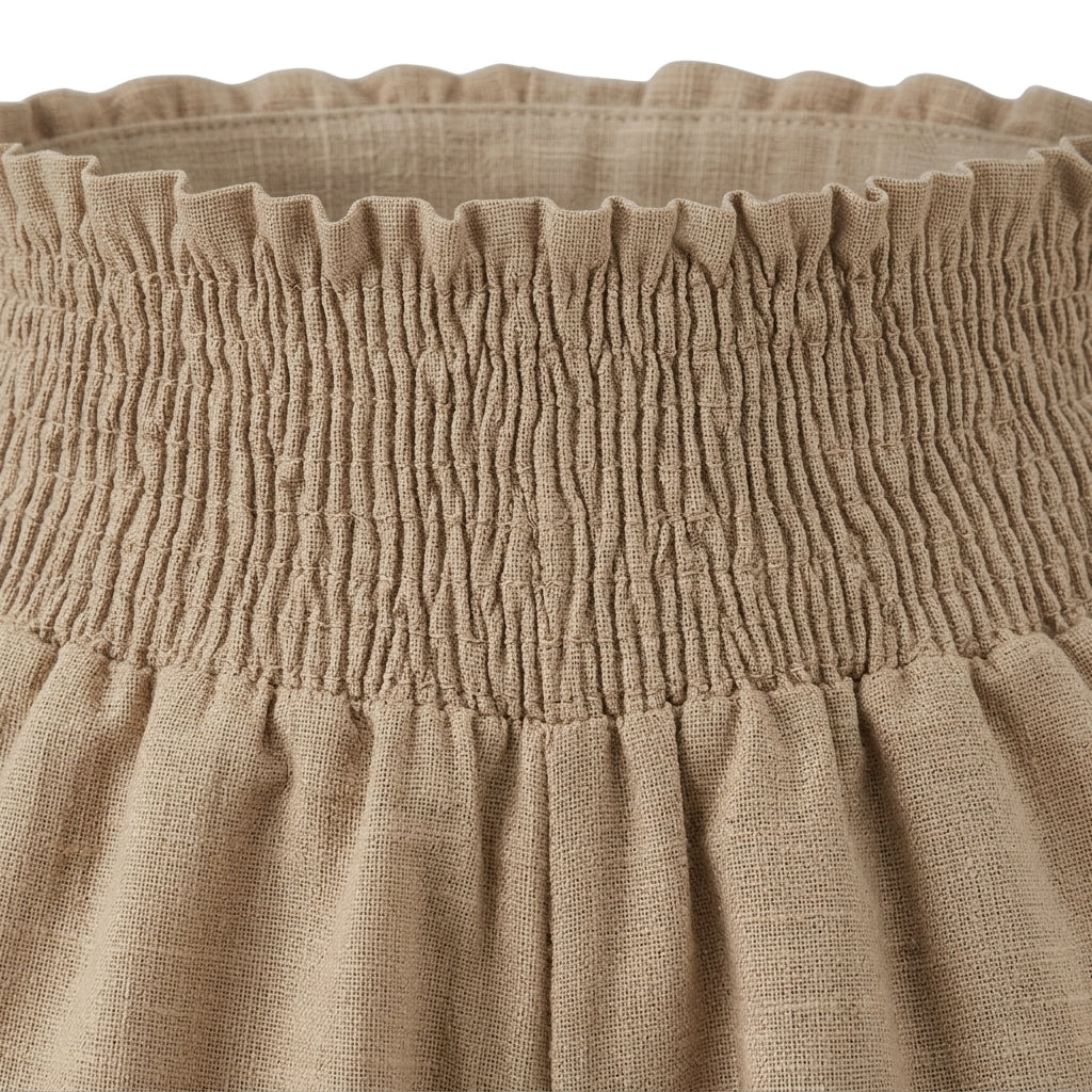 Girls Elastic Waist Wide Leg Pants