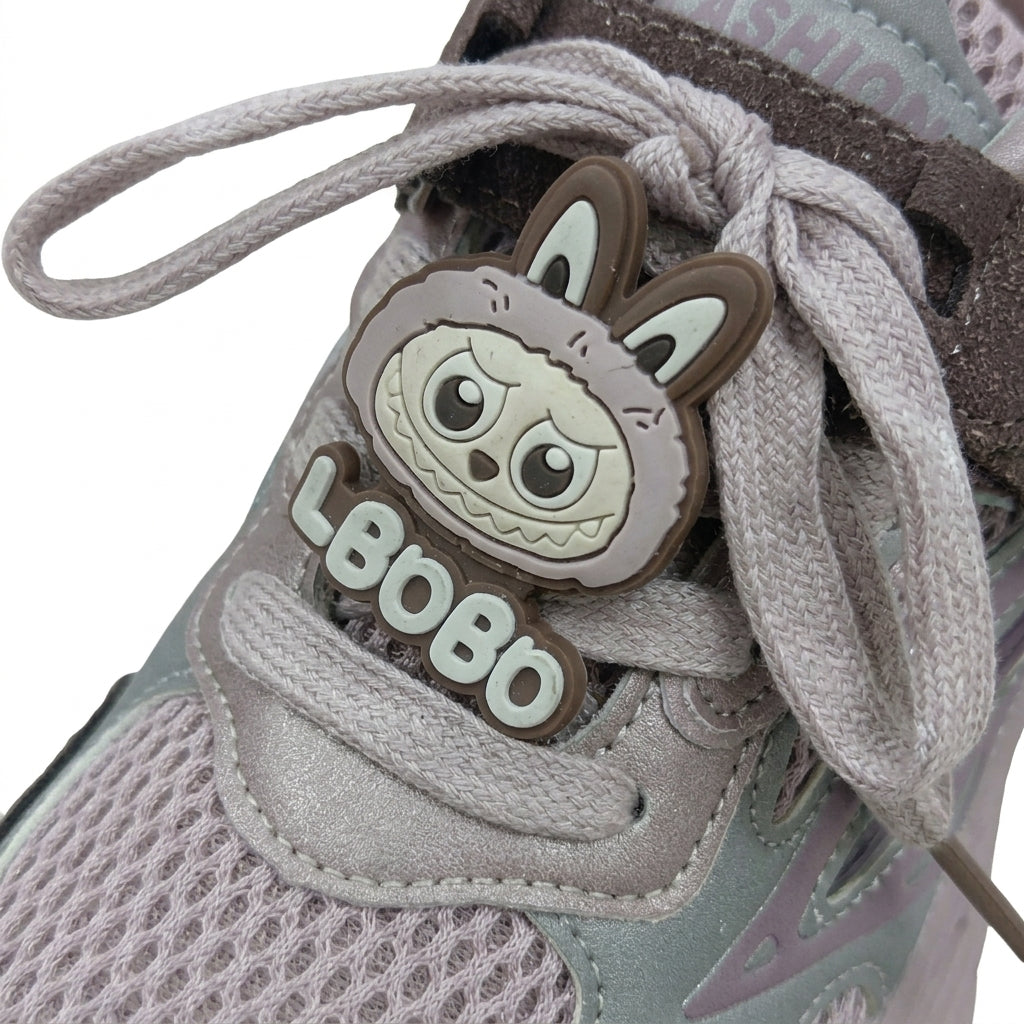Kids Sports Sneakers With Hook And Loop Strap