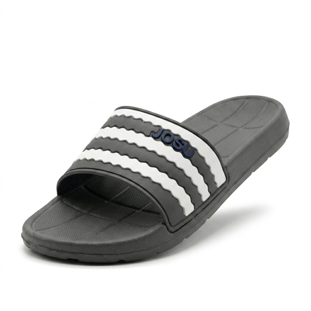 Striped Slide Slipper