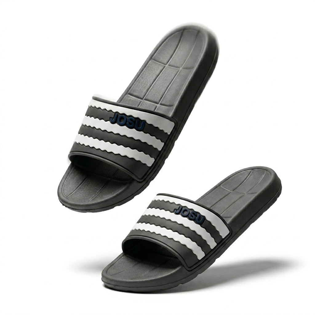 Striped Slide Slipper