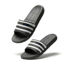 Striped Slide Slipper
