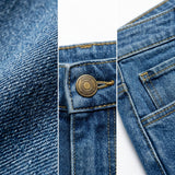 Women Mid Wide Leg Denim Jeans