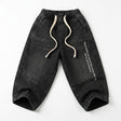 Kids Denim Drawstring Je Pants