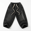 Kids Denim Drawstring Je Pants