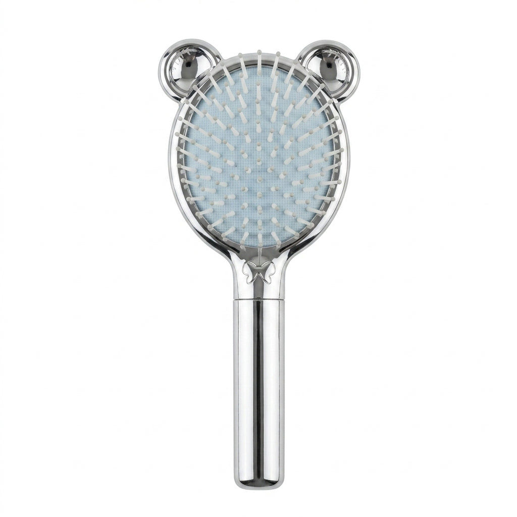 Bear Design Folding Compact Hair Brush