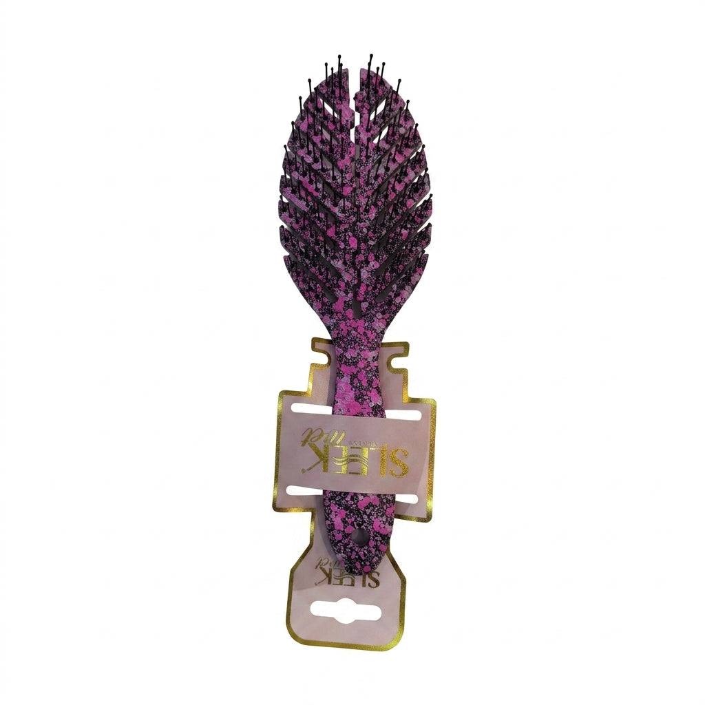 Marble Pattern Flexible Detangling Hair Brush