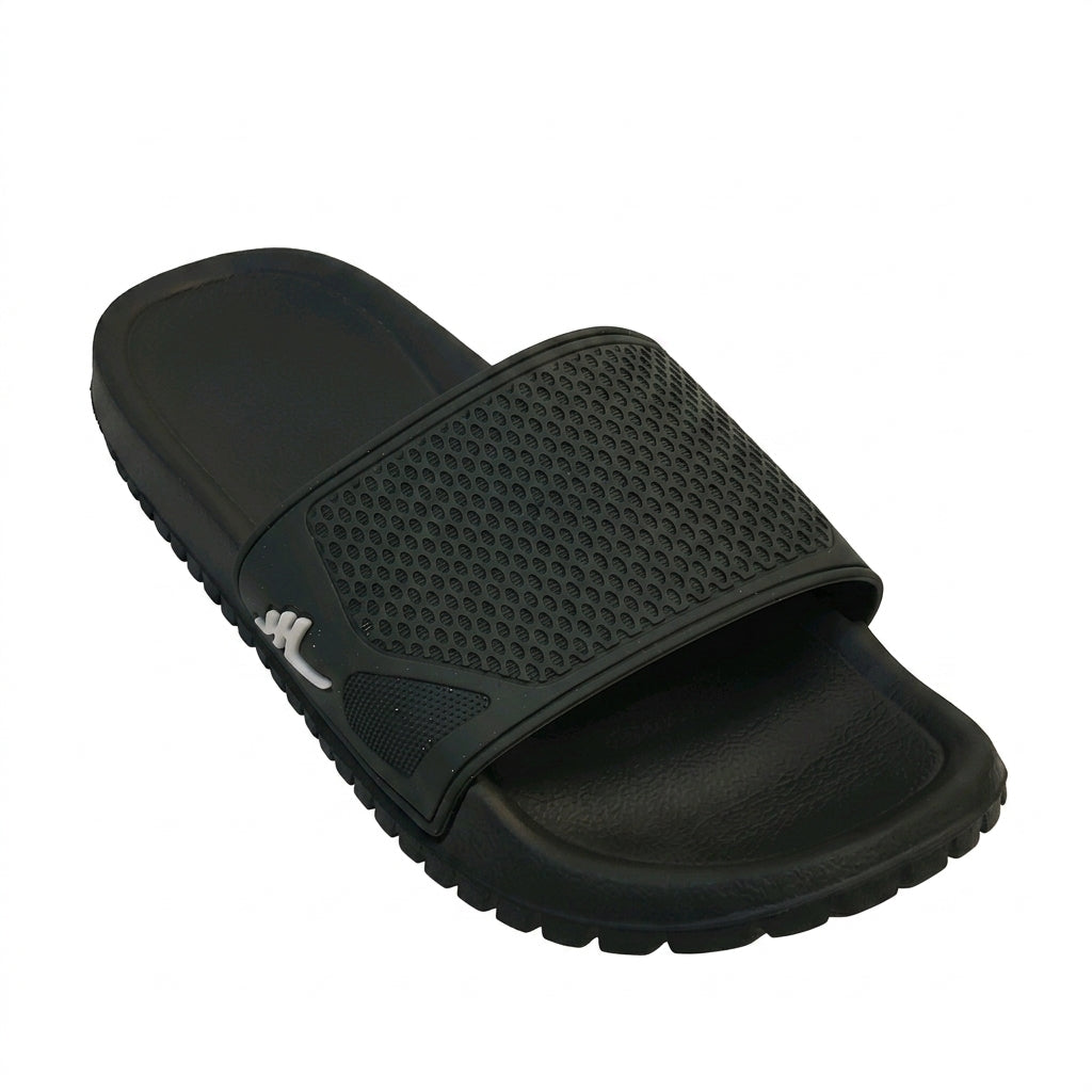 Men Textured Comfort Slide Sandals