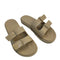 Women Double Buckle Slide Sandals