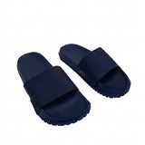 Men Textured Comfort Slide Sandals
