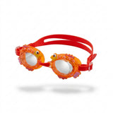 Aqua Fun Kids Fish Swim Goggles With Strap Free Size