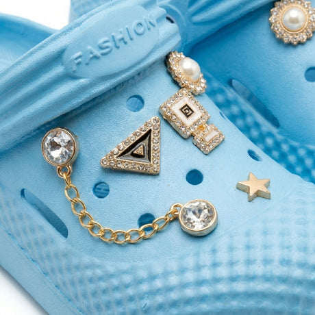 Girls Charm Embellished Clog Sandals
