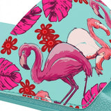 Flamingo Print Slide Sandals