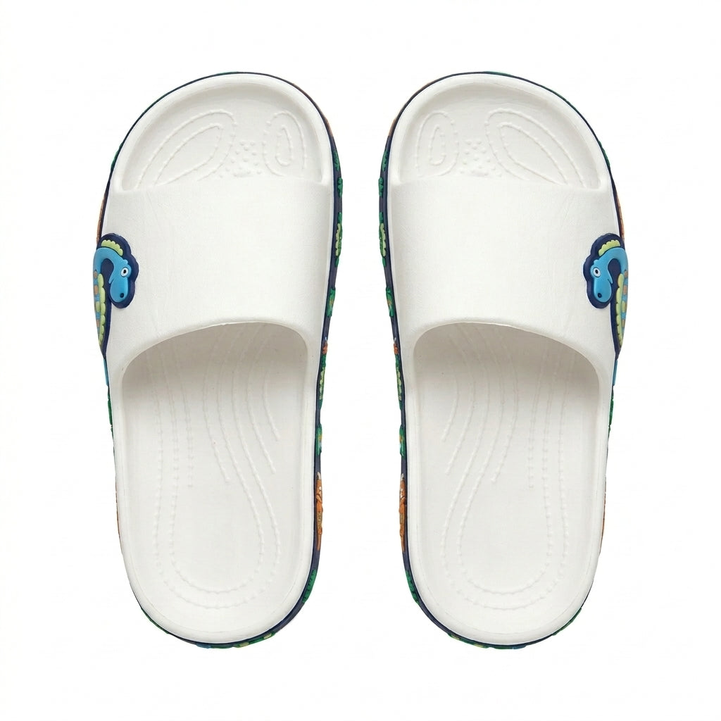 Kids Dinosaur Slide Sandals