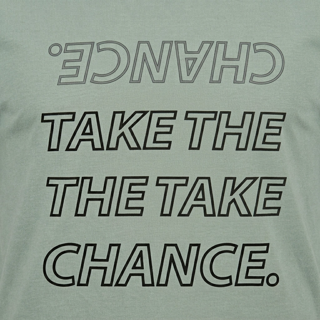 Kids Take The Chance Graphic Print T Shirt