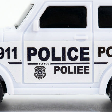 Police Enforcement Team Vehicle Play Set 4 Pieces