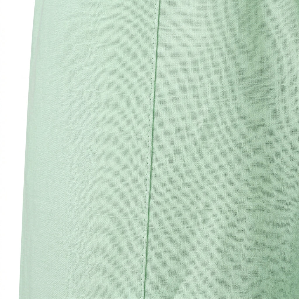 Women Linen Blend Wide Leg Pants