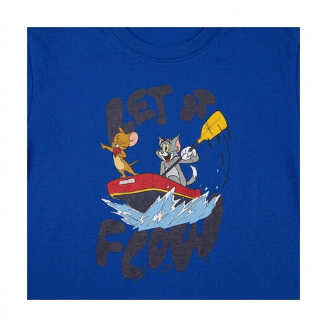 Kids Tom And Jerry Let It Flow Graphic Print T Shirt