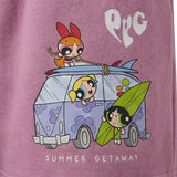 Girls Powerpuff Girls Printed Sweat Shorts Melange