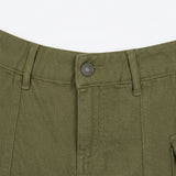 Girls Utility Cargo Mini Skirt