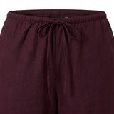 Women Drawstring Wide Leg Pants