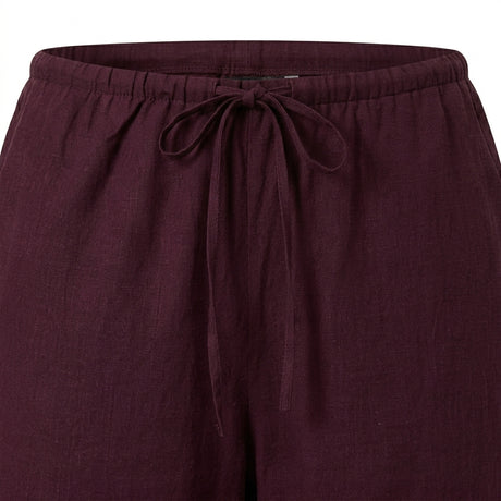 Women Drawstring Wide Leg Pants