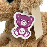 Cute Puppy Plush Toy With Collar Soft Stuffed Dog