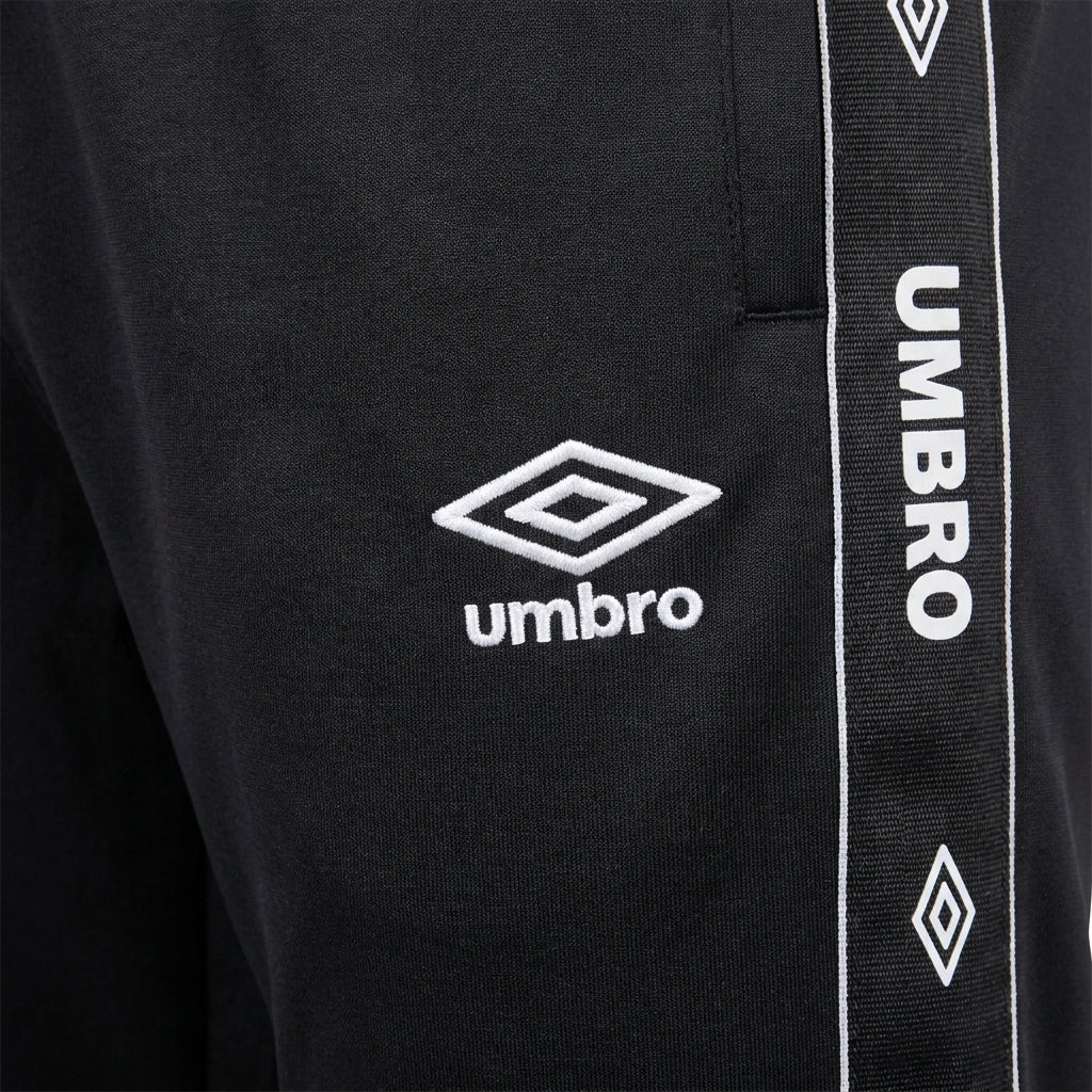 Men Tapered Training Track Pants With Logo Side Tape
