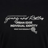 Men Graphic Print Crew Neck T Shirt Urban Edge Casual Tee