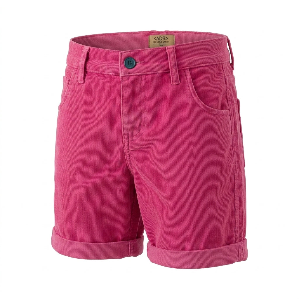 Kids Corduroy Rolled Hem Shorts