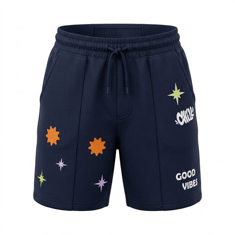 Kids Graphic Drawstring Shorts